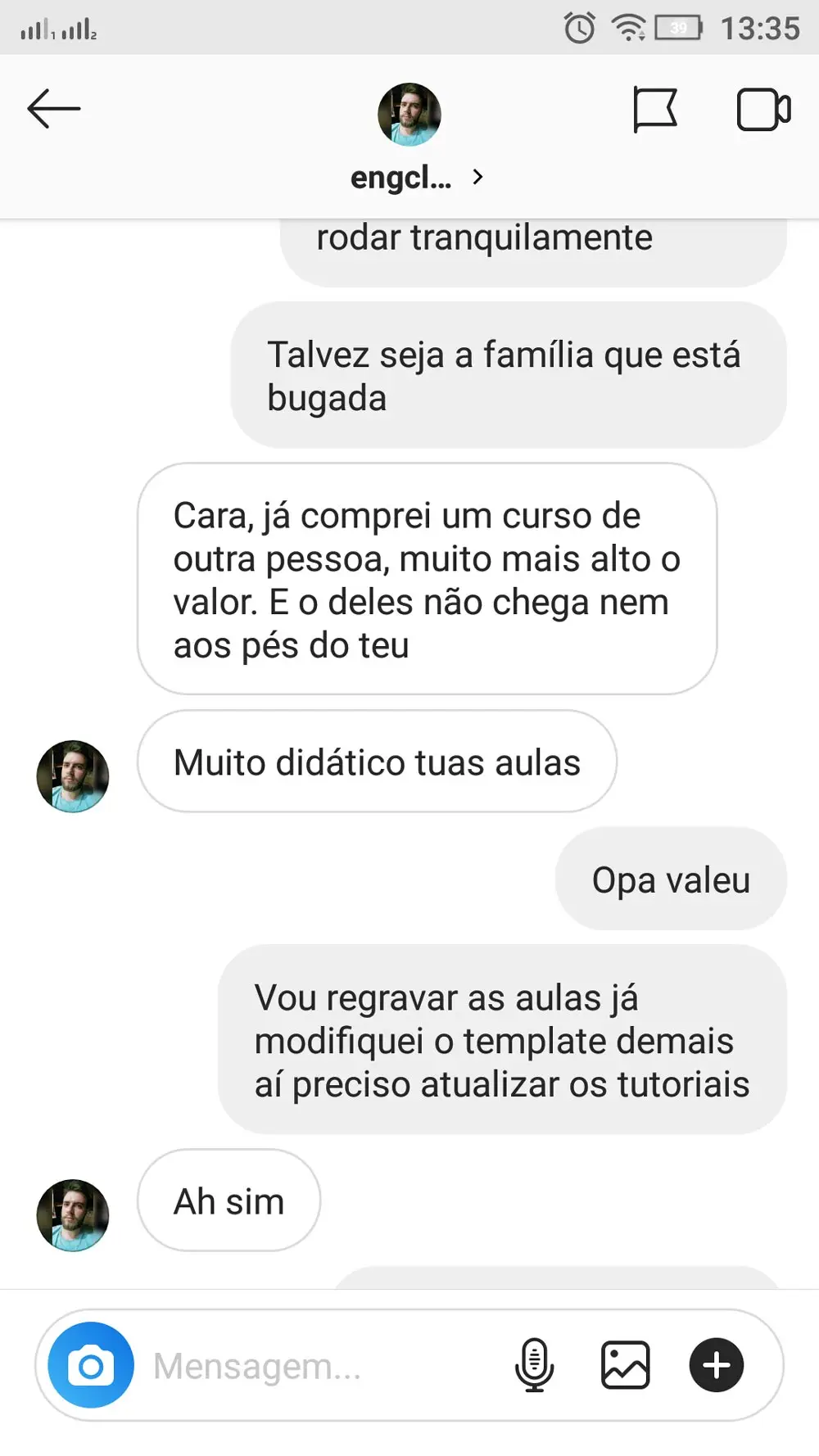Depoimento de aluno: comprei curso mais caro e não chega aos pés do teu
